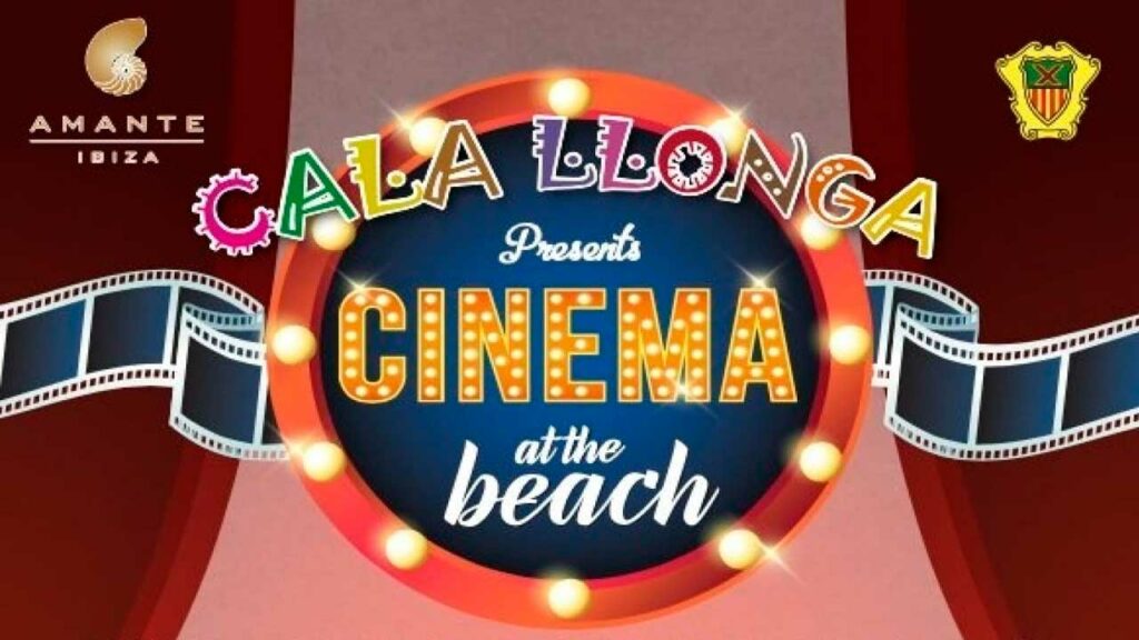 Free open-air movie night fun, cinema on the beach, Ibiza